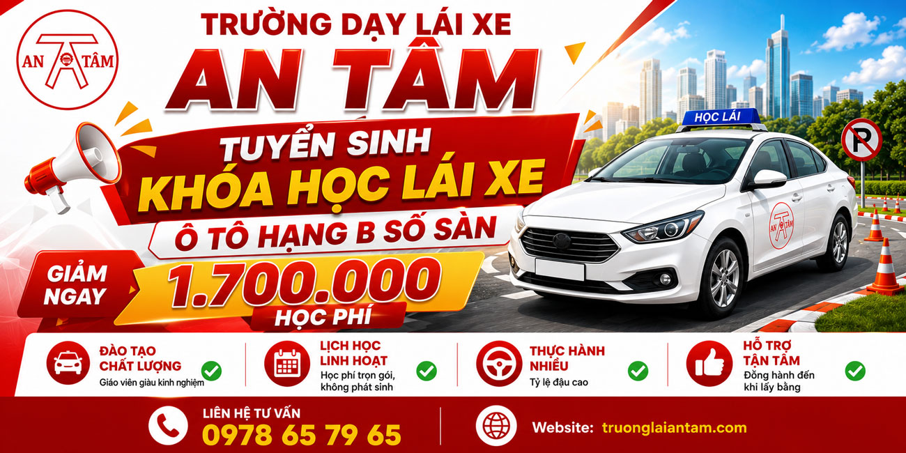 học lái xe ô tô hạng b số sàn tại tphcm