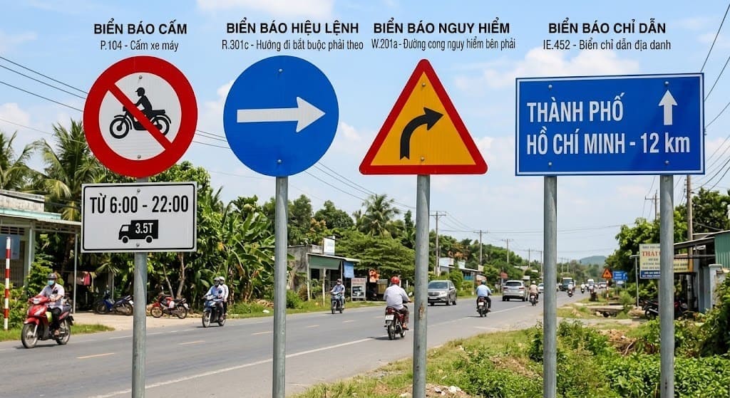 nhóm 5 biển báo cơ bản
